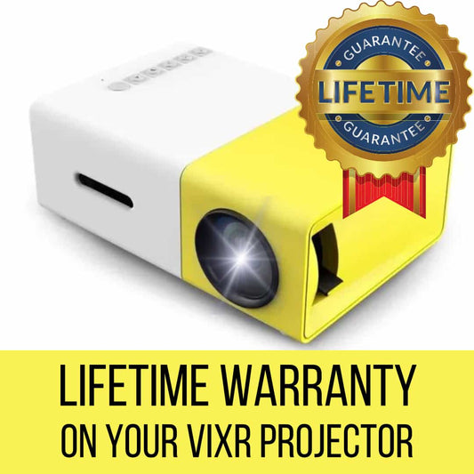 Image of Vixr Lifetime Warranty badge with a shield symbol, signifying long-term protection and trust